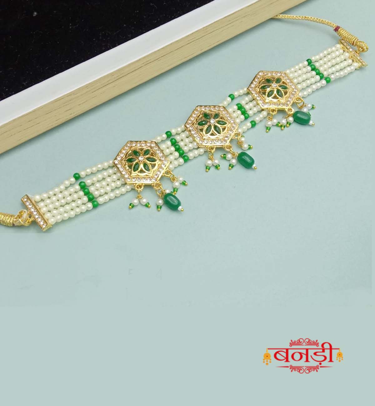 Green Rajasthani Choker