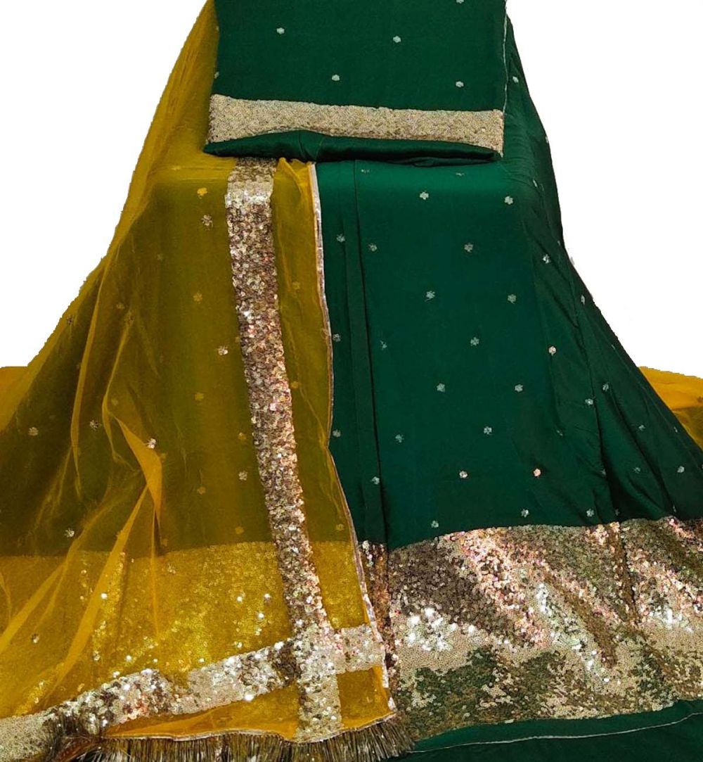 Buy Peacock Green Colour Saree for Women Online from India's Luxury  Designers 2024