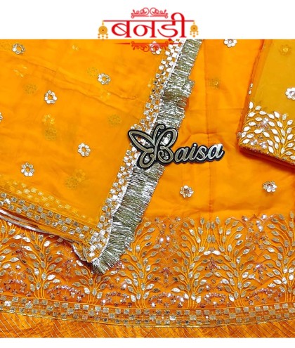 Rajputi poshak, Marwari poshak, Rajasthani poshak, Bridal lehenga, Rajputi  dress, Party wear lehenga, Traditional lehenga, Embroidered